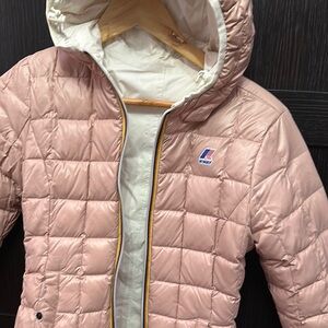 K-Way women’s Pink Quilted Jacket